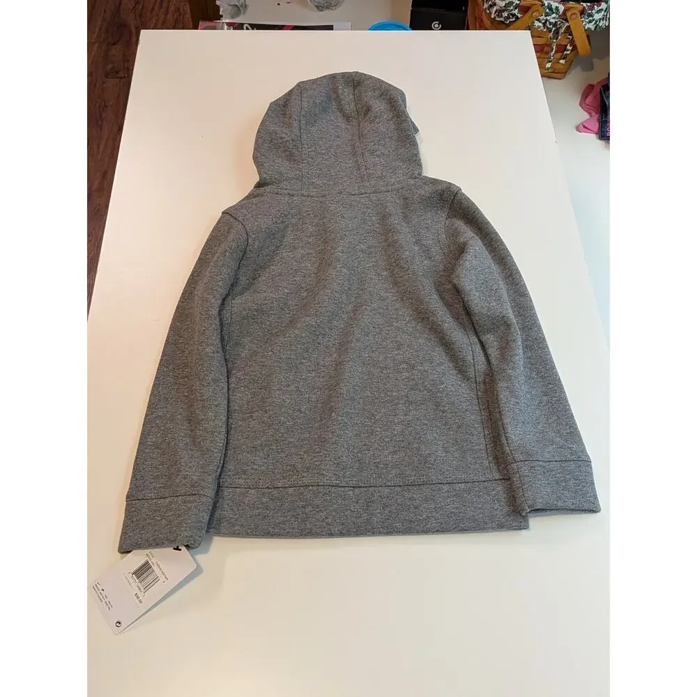 Nike All Kids Fit Sportswear Club Fleece Hoodie Sweatshirt Grey New